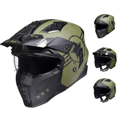 Casque Moto Modulable ILM Homme-Femme – Homologué ECE – Sécurité & Polyvalence 4-en-1