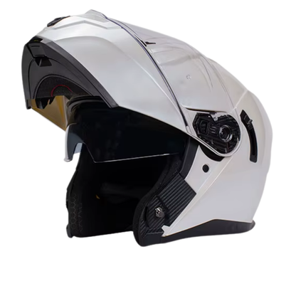 Casque Moto Modulable PROTEK™ – Double Visière, Homologué ECE – Confort, Silence et Protection
