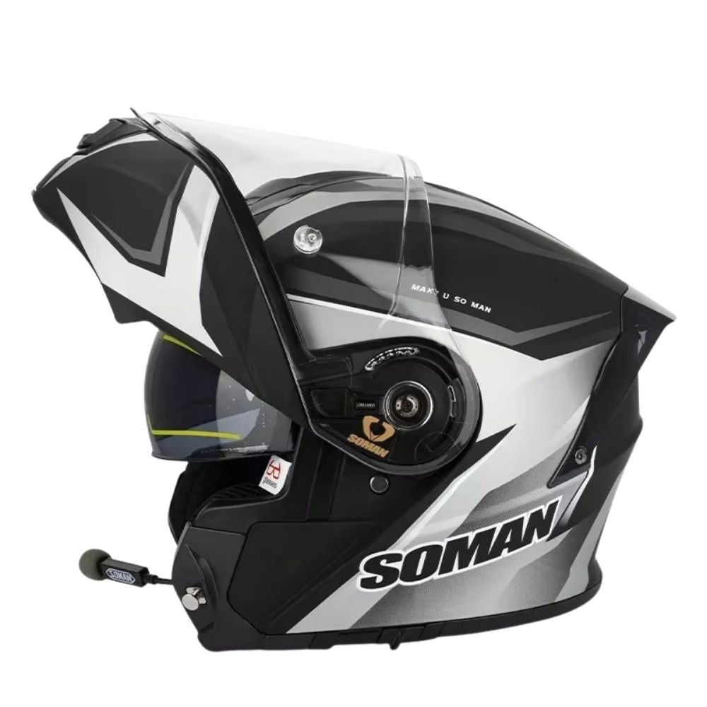 Casque Moto Bluetooth Predator Homologué ECE – Flip-Up