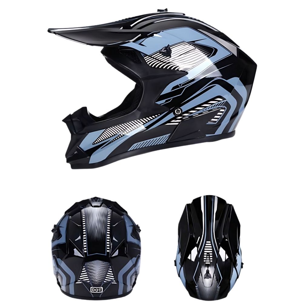 Casque Moto Cross Inferno – Légèreté, Sécurité & Style Agressif