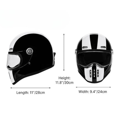 Casque Moto Intégral Homme-Femme | Homologué ECE – RetroRacer One