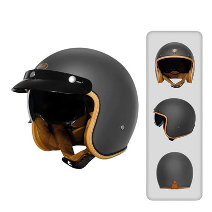 Casque Moto Jet RetroRide Homme – Femme / Homologué ECE