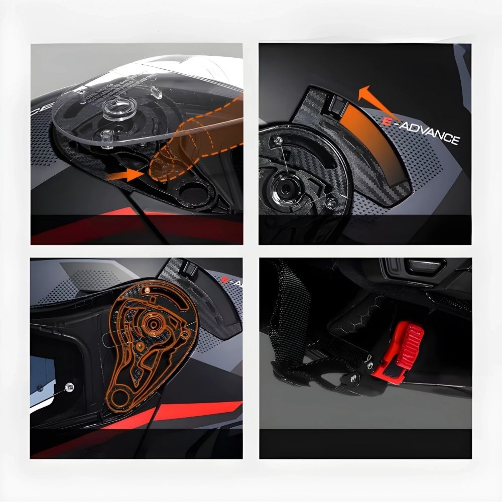 Casque Moto Modulable NEXORA™ – Double Visière Homologué ECE – Protection & Style Urbain Homme-Femme