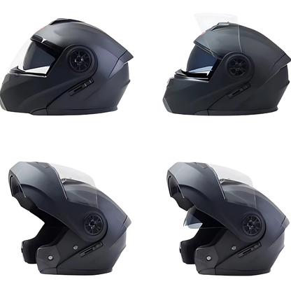 Casque Moto Modulable UNYX™ – Double Visière Anti-Buée & Homologué ECE – Sécurité et Confort Universel