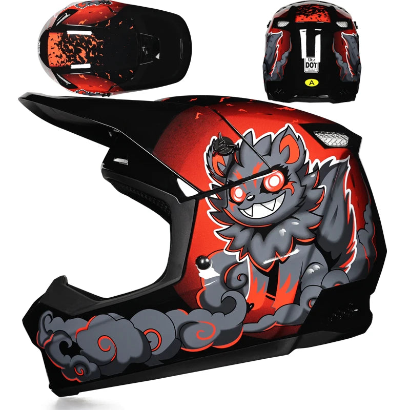 Casque Moto Cross RallyX – Enfant & Adulte