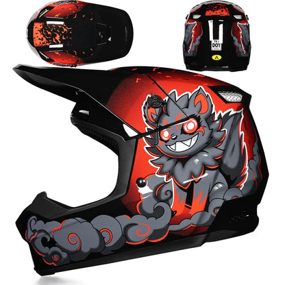 Casque Moto Cross RallyX – Enfant & Adulte