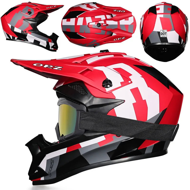 Casque Moto Cross Off Road Adulte – AeroCore | Légèreté, Sécurité & Confort