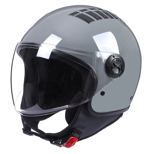 Casque Moto Jet Scooter AirVibe Homme-Femme – Homologué ECE | Visière Longue & Ventilation Active