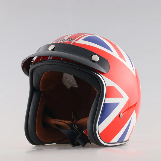 Casque Moto Vintage Homme – Femme Iron Skull / Homologué ECE