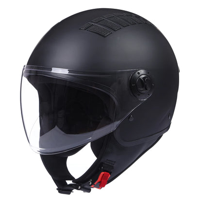 Casque Moto Jet Scooter AirVibe Homme-Femme – Homologué ECE | Visière Longue & Ventilation Active