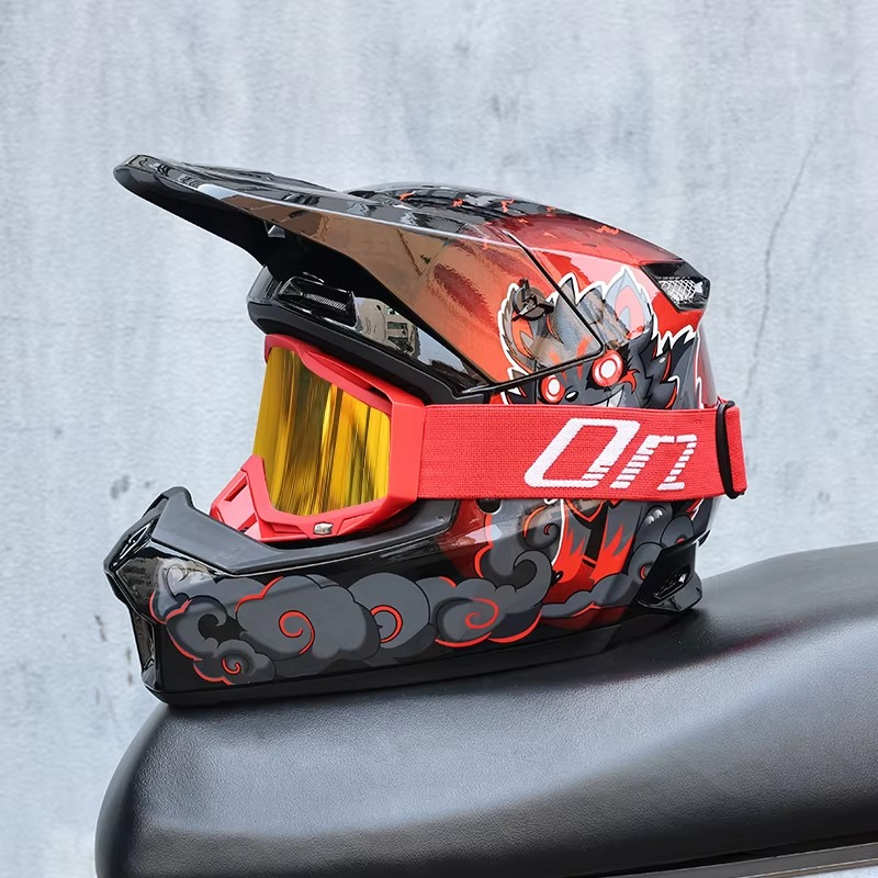 Casque Moto Cross RallyX – Enfant & Adulte