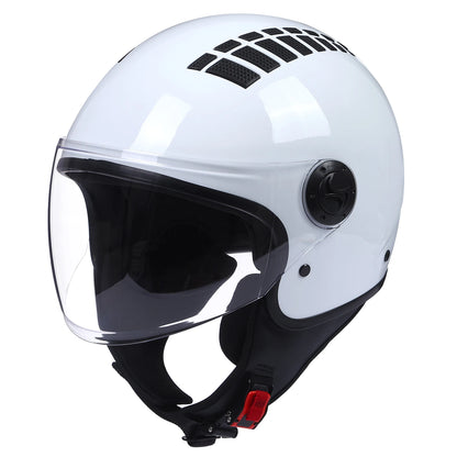 Casque Moto Jet Scooter AirVibe Homme-Femme – Homologué ECE | Visière Longue & Ventilation Active