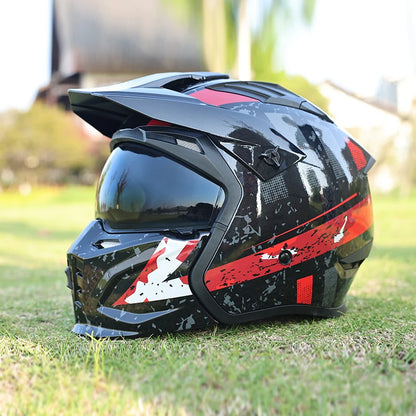 Casque Moto Cross IronClaw – Puissance & Sécurité Off-Road