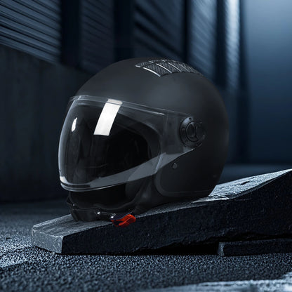 Casque Moto Jet Scooter AirVibe Homme-Femme – Homologué ECE | Visière Longue & Ventilation Active