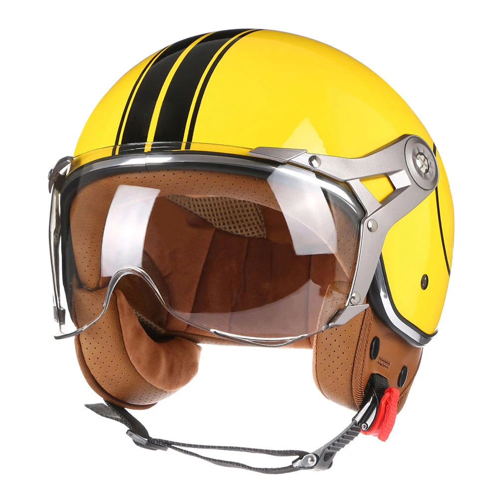 Casque Moto Vintage Homme – Femme Iron Skull / Homologué ECE