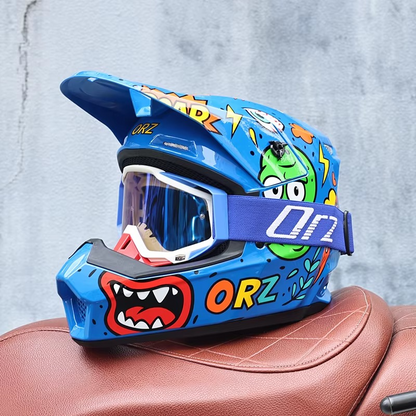 Casque Moto Cross RallyX – Enfant & Adulte