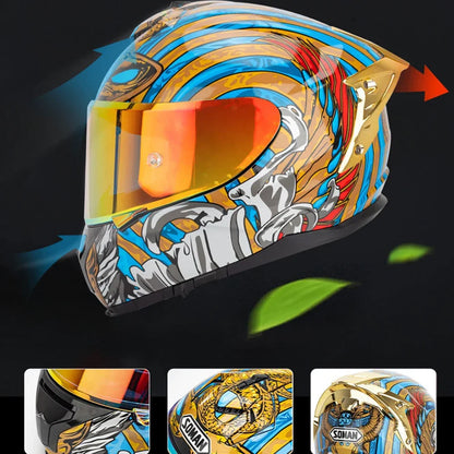 Casque Moto Intégral Homme-Femme | Homologué ECE – VenomX