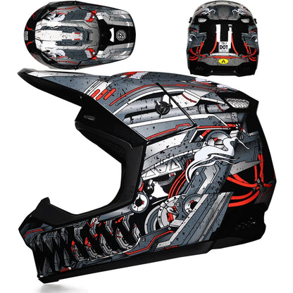 Casque Moto Cross RallyX – Enfant & Adulte