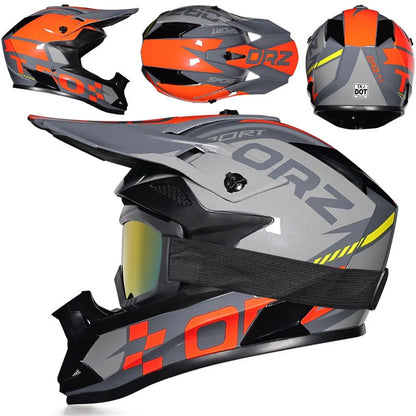Casque Moto Cross Off Road Adulte – AeroCore | Légèreté, Sécurité & Confort