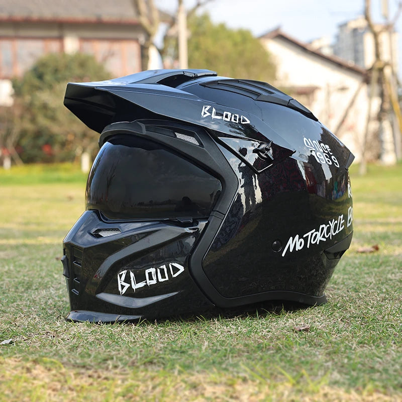 Casque Moto Cross IronClaw – Puissance & Sécurité Off-Road