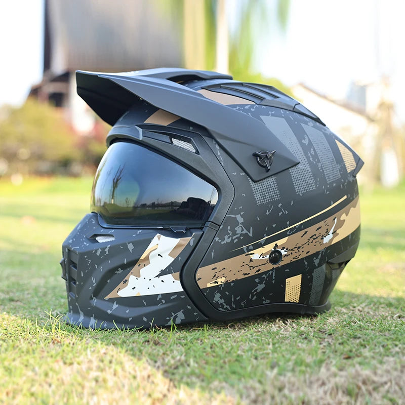 Casque Moto Cross IronClaw – Puissance & Sécurité Off-Road