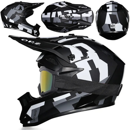 Casque Moto Cross Off Road Adulte – AeroCore | Légèreté, Sécurité & Confort