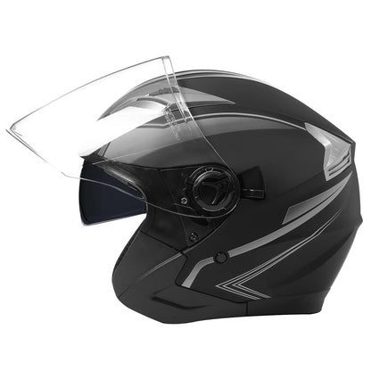 Casque Scooter Urban Spirit Homme-Femme – Homologué ECE | Double Visière & Léger