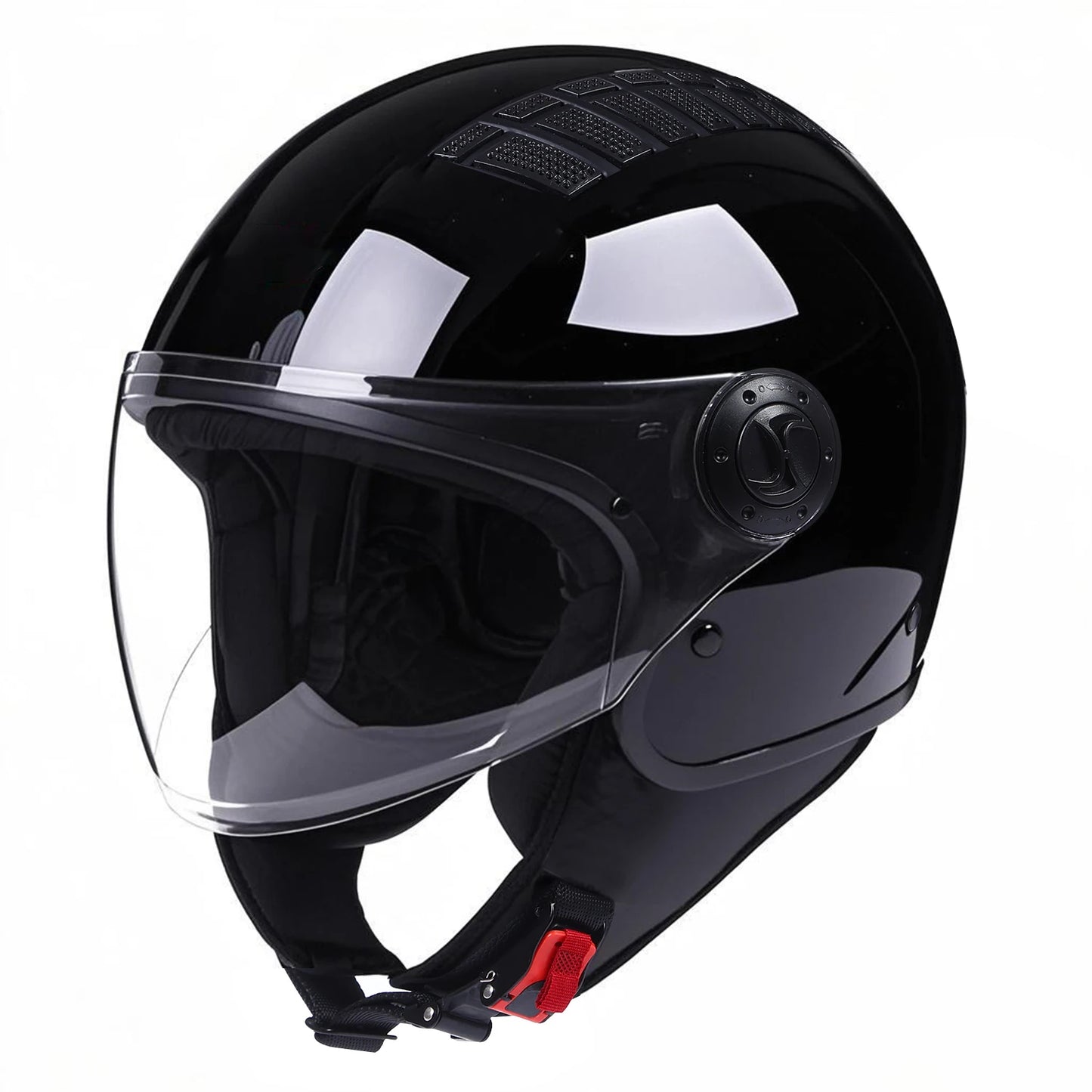 Casque Moto Jet Scooter AirVibe Homme-Femme – Homologué ECE | Visière Longue & Ventilation Active