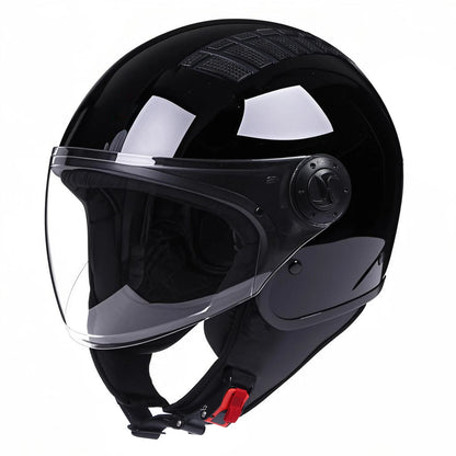Casque Moto Jet Scooter AirVibe Homme-Femme – Homologué ECE | Visière Longue & Ventilation Active