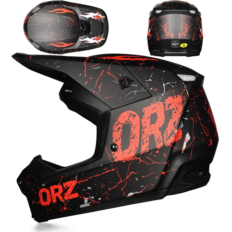 Casque Moto Cross RallyX – Enfant & Adulte