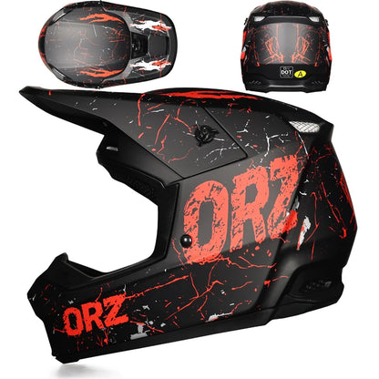 Casque Moto Cross RallyX – Enfant & Adulte